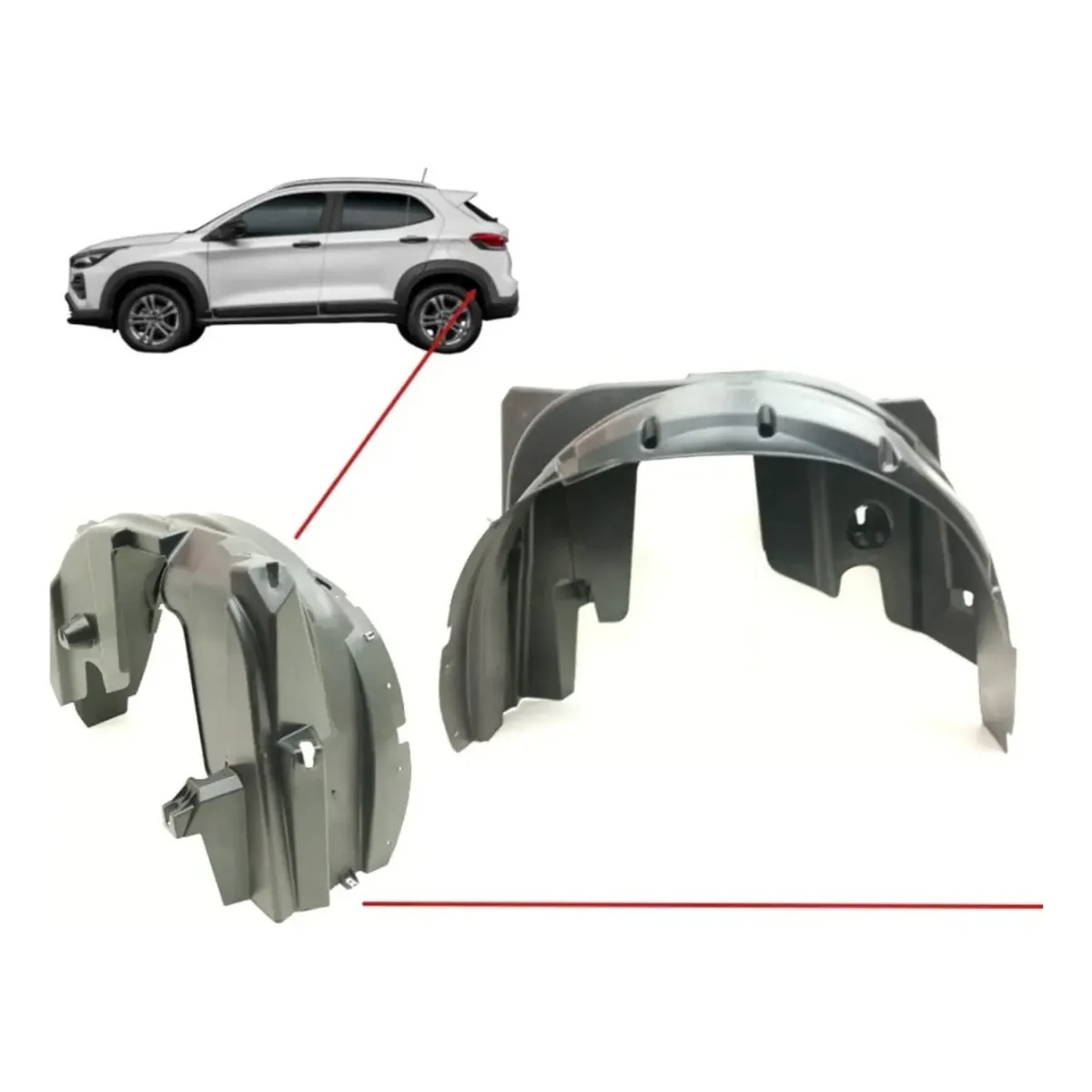 Parabarro Traseiro Direito Fiat Pulse