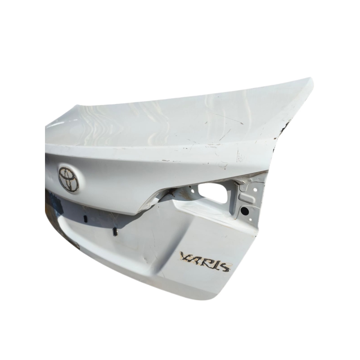Tampa Traseira Toyota Yaris Sedan 18/23 Original Recuperada Branco - Imagem 2