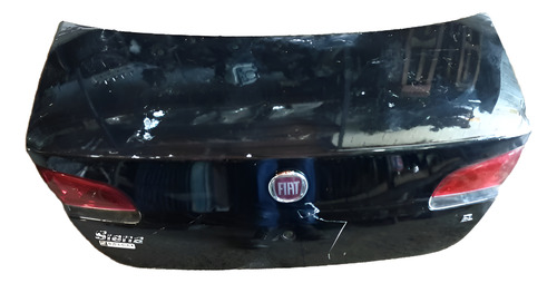Tampa Traseira Fiat 098642146 Siena El/elx 135cm Metal Preto - Imagem 1