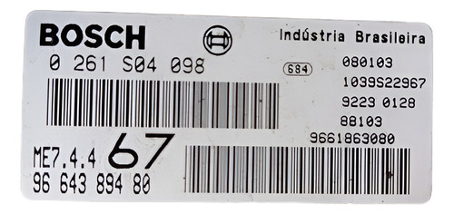 Módulo De Injeçao Do Citroen C3 1.4 - Imagem 3