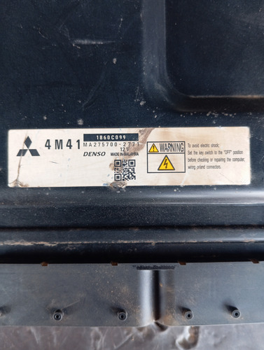 Central Módulo Injeção Da Triton 3.2 Manual 4m41 08/15 Usado - Imagem 2