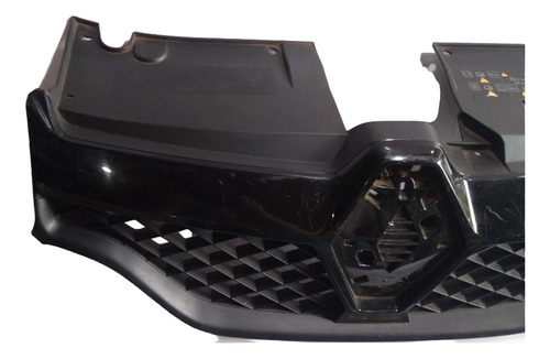 Grade Superior Sandero Logan 2015 2016 2017 2018 Preto Fosco - Imagem 3