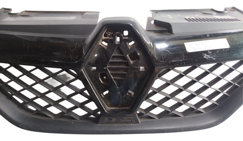 Grade Superior Sandero Logan 2015 2016 2017 2018 Preto Fosco - Imagem 4