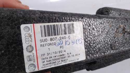 Absorvedor De Impacto Do Parachoque Gol Voyage G6 Lado Dir Preto - Imagem 5