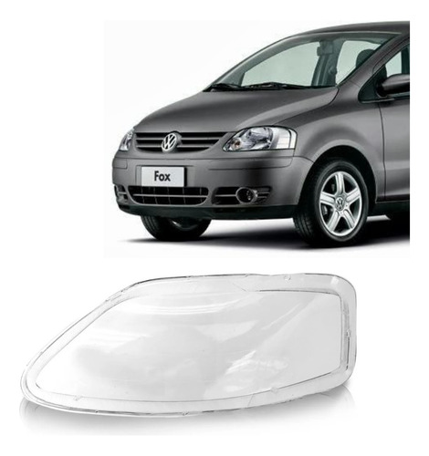 Lente Do Farol Fox 2003 2004 2005 2006 2007 Lado Esquerdo