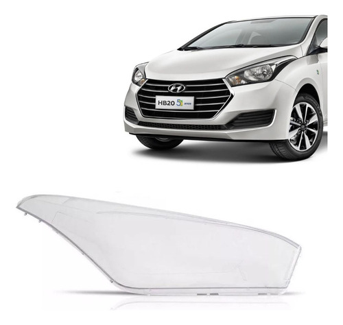 Lente Do Farol Hb20 2013 2014 2015 2016 2017 2018 2019 Dir