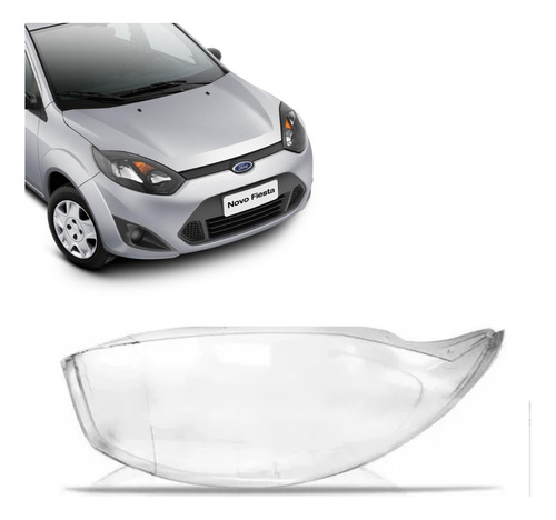 Lente Do Farol Fiesta 2011 2012 2013 2014 Esquerdo