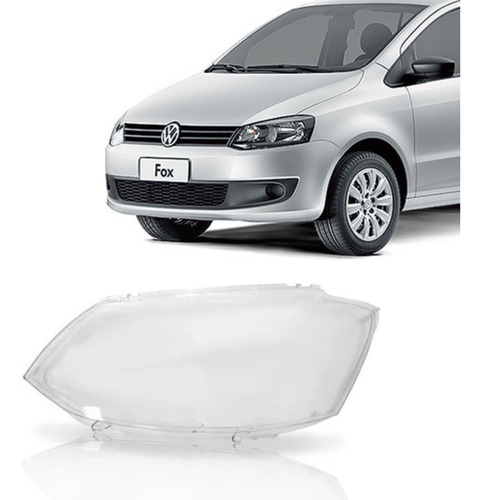 Lente Do Farol Fox 2011 2012 2013 2014 Lado Esquerdo