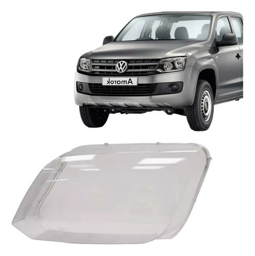 Lente Do Farol Amarok 2012 Ate 2019 Lado Esquerdo