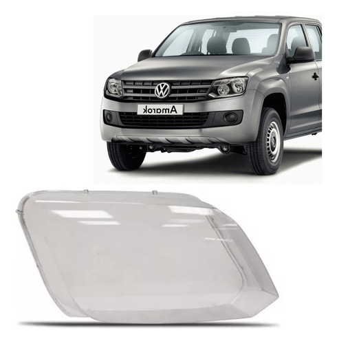 Lente Do Farol Amarok 2012 Ate 2019 Lado Direito