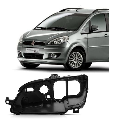 Carcaça Do Farol Idea 2005 Ate 2010 Lado Esquerdo