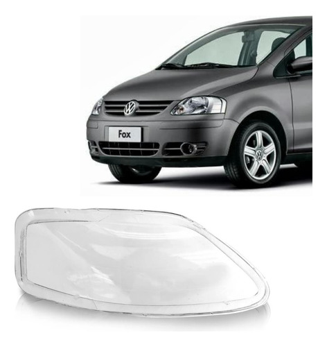 Lente Do Farol Fox 2003 2004 2005 2006 2007 Lado Direito 