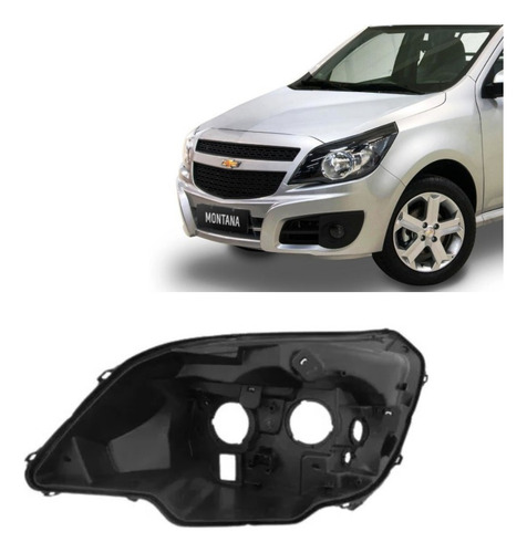 Carcaça Do Farol Agile Montana 2013 Ate 2021 Lado Esquerdo 