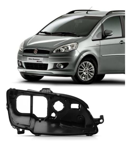 Carcaça Do Farol Idea 2005 Ate 2010 Lado Direito