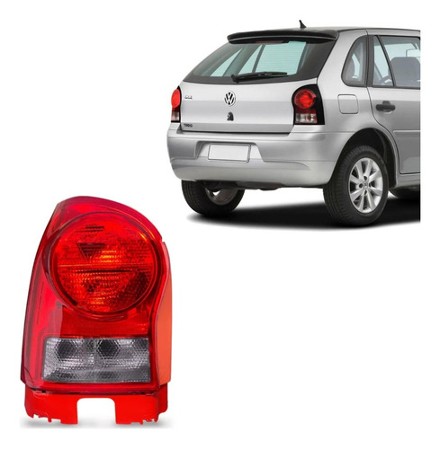Lanterna Traseira Gol G4 2006 2007 2008 Lado Esquerdo Esquerdo Vermelho