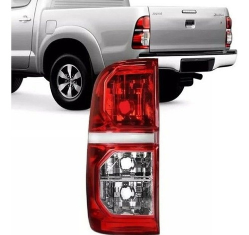 Lanterna Traseira Hilux 2012 2013 2014 2015 Lado Esquerdo Esquerdo Vermelho