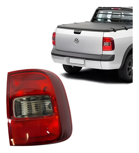 Lanterna Traseira Saveiro G5 G6 2009 Ate 2015 Fume Direito  Direito Fumê