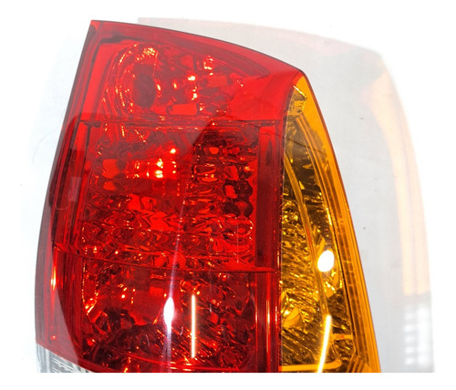 Lanterna Traseira Palio G4 2004 Ate 2011 Zoião Tricolor Dir Direito Vermelho - Imagem 3