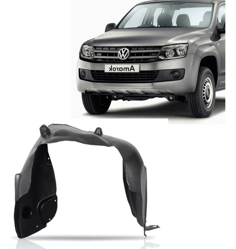 Parabarro Dianteiro Amarok 2010 Ate 2017 Lado Esquerdo