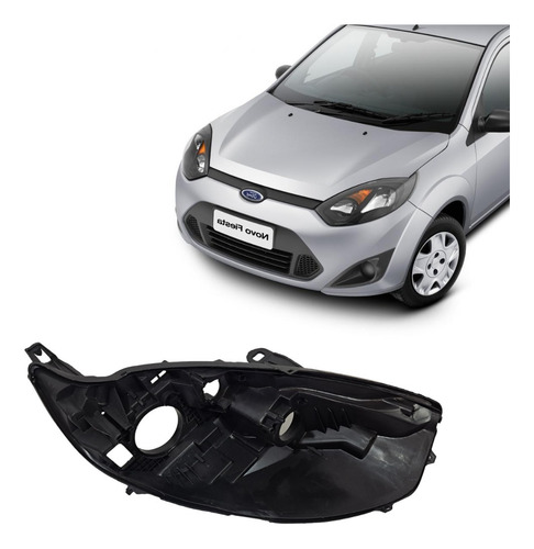 Carcaça Do Farol Fiesta 2011 2012 2013 2014 Lado Direito Direito