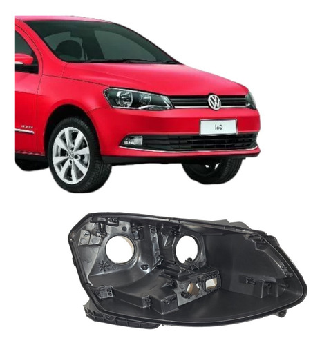Carcaça Do Farol Gol G6 Foco Duplo Lado Direito Direito