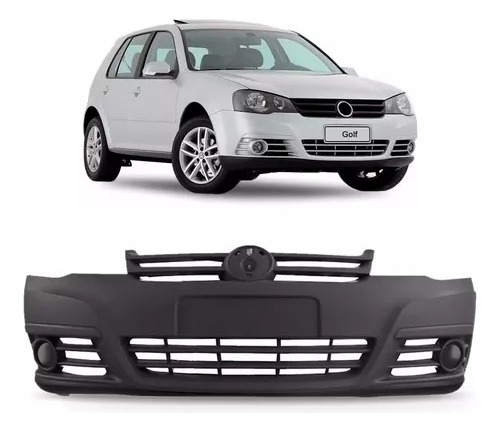 Parachoque Dianteiro Golf 2009 2010 2011 2012 Sem Furo Preto