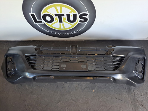 Parachoque Dianteiro Hilux 2016 Ate 2021 Preto - Imagem 2