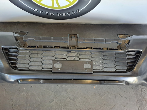 Parachoque Dianteiro Hilux 2016 Ate 2021 Preto - Imagem 3