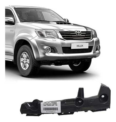 Guia Do Parachoque Dianteiro Hilux 2012 Ao 2015 Ld Esquerdo