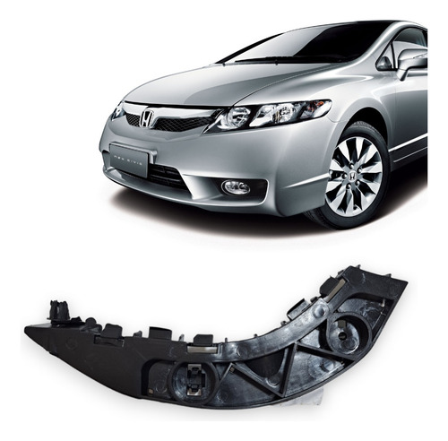 Guia Do Parachoque Dianteiro Civic 2008 2009 2010 2011 2012 
