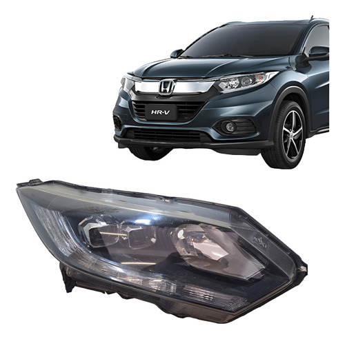 Farol Honda Hrv 2018 2019 2020 2021 Projetor Duplo Original Direito