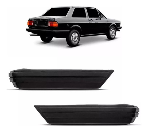 Par Ponteira Parachoque Voyage 84 85 86 Traseira Preto