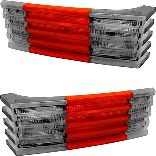 Par Lanterna C/ Canto Brasília  1979 1980 1981 Fume Direito Preto - Imagem 2