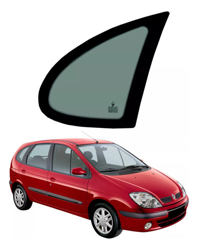 Vidro Janela Fixa Traseiro Direito Scenic 1996 Até 2003