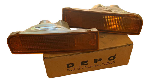 Par Lanterna Dianteira Pisca Parachoque Hilux 2002 A 2004 - Imagem 6