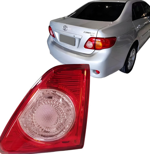 Lanterna Toyota Corolla 2008/2011 Tampa Lado Direito Direito/passageiro Vermelho