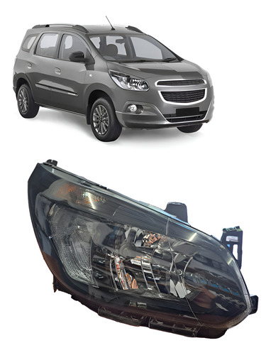 Farol Spin 2015 2016 2017 2018 Original Novo Direito Esquerdo/motorista