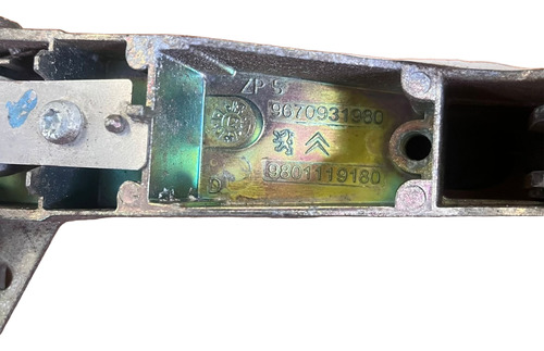 Maçaneta Externa Traseira Direita Citroën C3 2013/2020 Cinza-escuro Traseira - Imagem 5