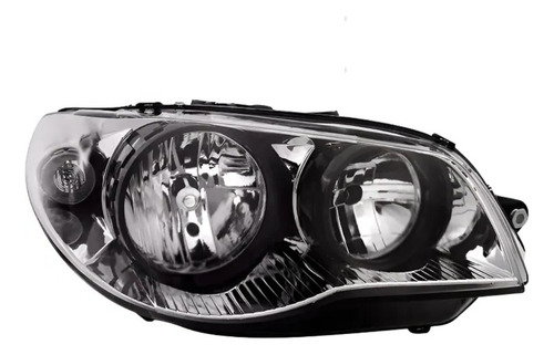 Farol Palio 2004/2015 Canhão Preto Fundo Cromado Direito Direito/passageiro - Imagem 2