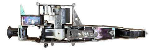 Maçaneta Citroen C3 Com Suporte Traseira Esquerda 2013/2016 Cinza-escuro Dianteira - Imagem 3