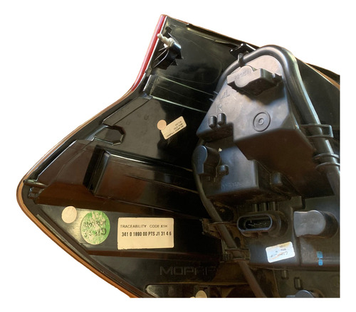 Lanterna Traseira Fiat Mobi 2016 2017 2018 2019 Original Dir Direito/passageiro Vermelho - Imagem 7