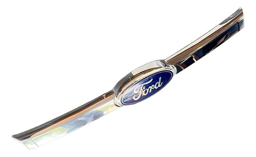 Friso Cromado Da Grade Ranger 2013 2014 2015 2016 C/emblema Cromada Brilhante - Imagem 3