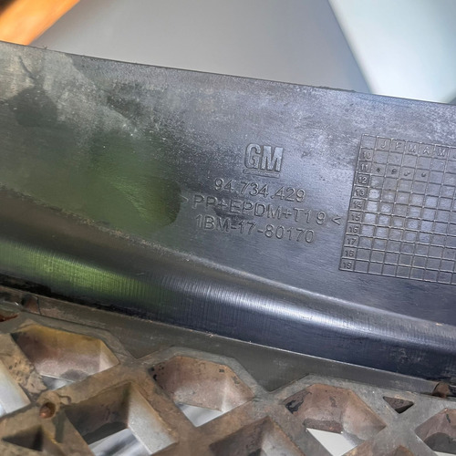 Grade Chevrolet Celta 2012/2016 94734429 Original Preto Fosco - Imagem 4