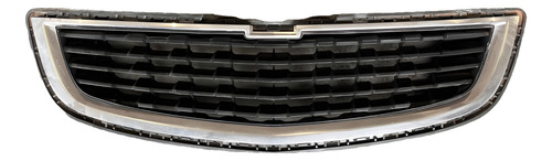 Grade Central Parachoque Spin 2013 2014 2015 2016 Preto Cromado - Imagem 2