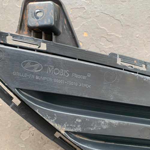 Grade Inferior Parachoque Hb20 2012 2013 2014 2015 Original Preto - Imagem 8