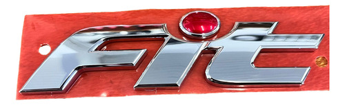 Emblema Traseiro Fit 2003 Ate 2008 Original Cromado