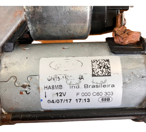 Motor Arranque Partida Ford Ka Ecosport 3cc 1.5 - Imagem 5