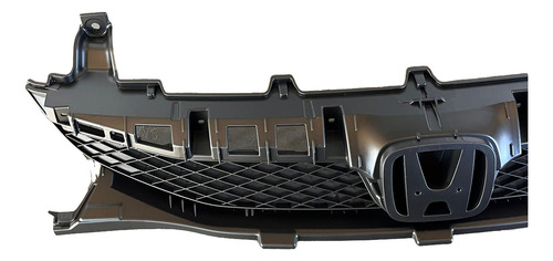 Grade Dianteira Honda Civic 2009 2010 2011 Preto - Imagem 2