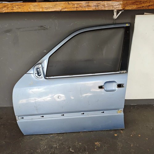 Porta  Mercedes C280 1994 Até 2000 Dianteira Esquerda Azul - Imagem 2