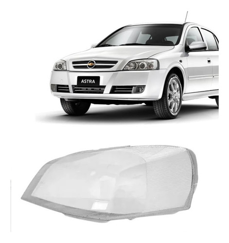 Lente Do  Farol Astra 2003 Ate 2011 Lado Esquerdo